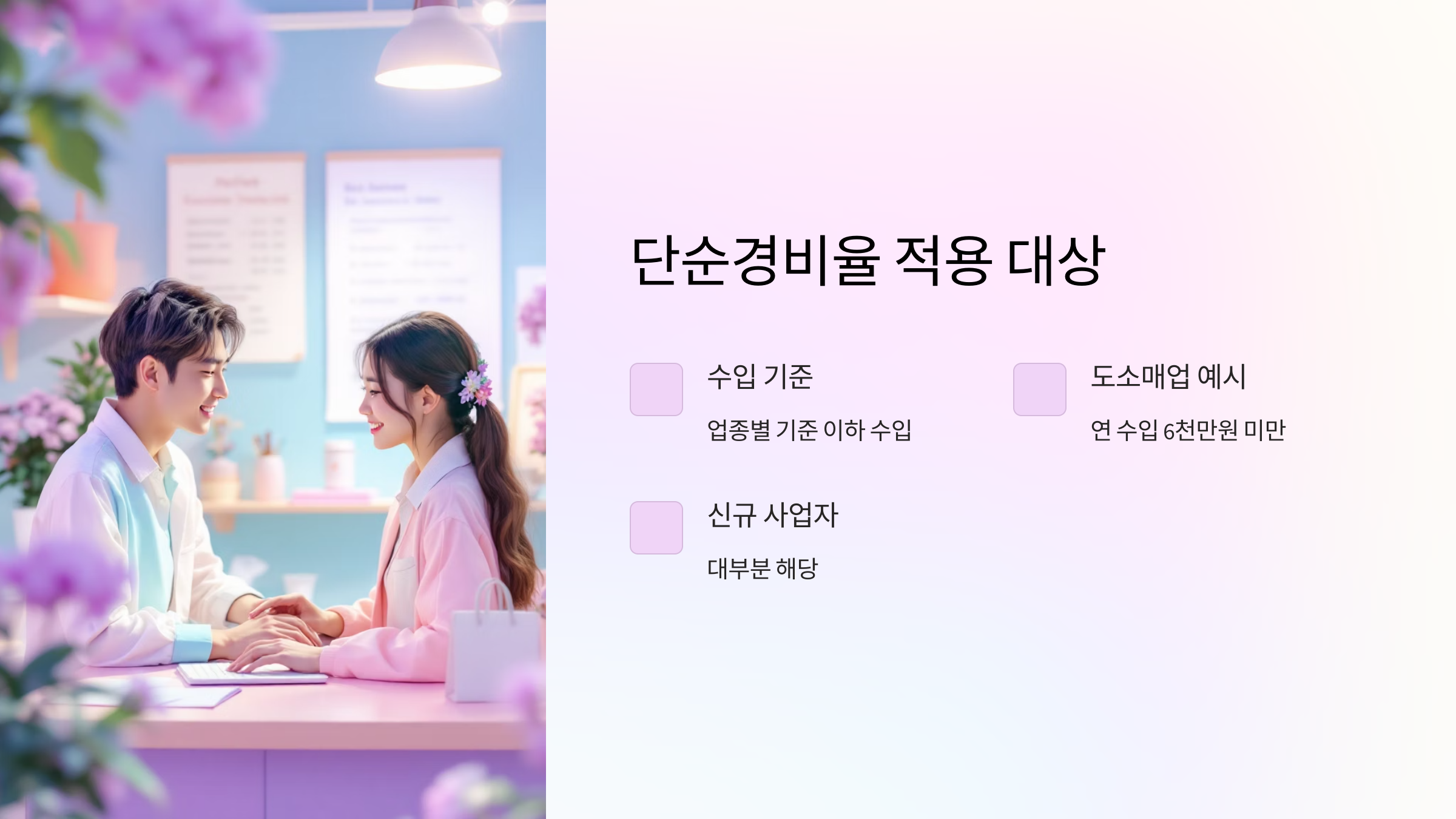 단순경비율적용대상
