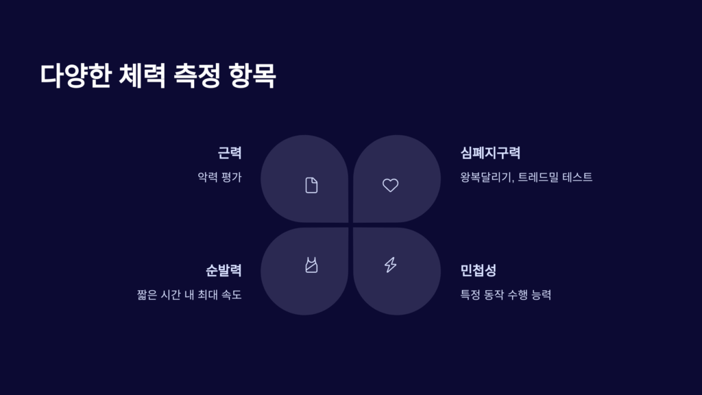 체력측정