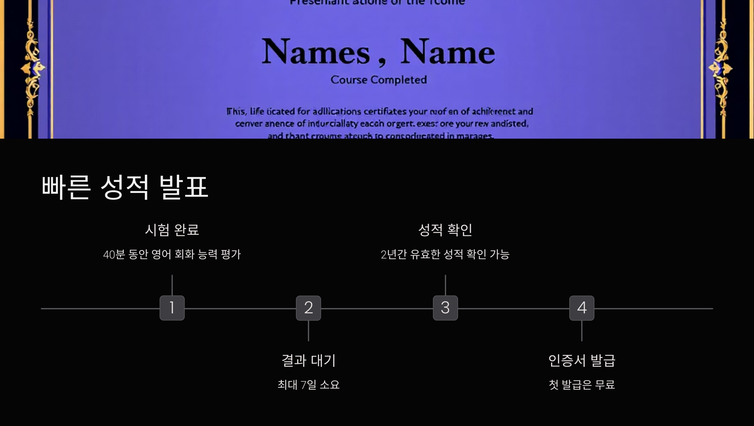 성적발표