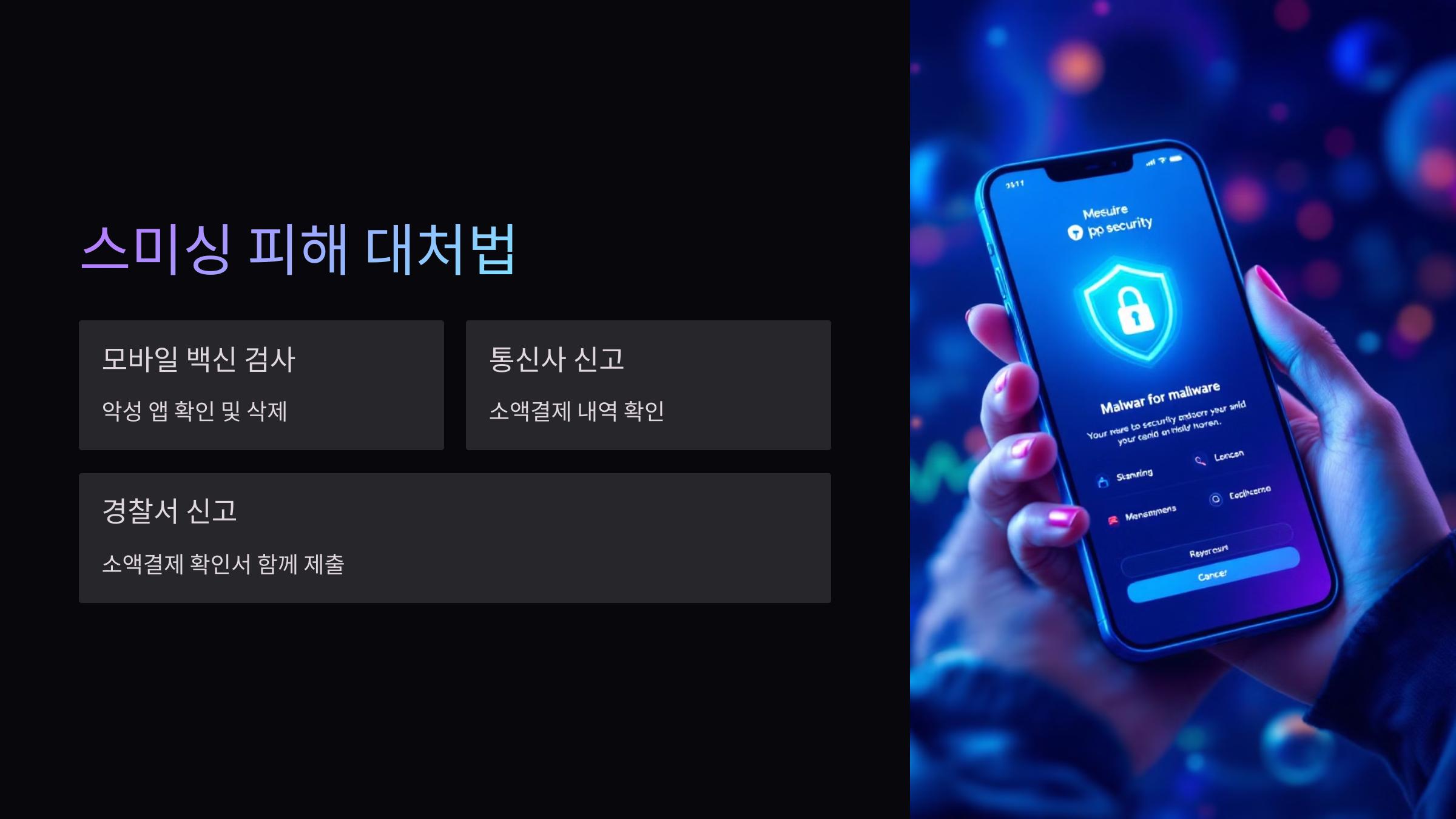 스미싱대처법