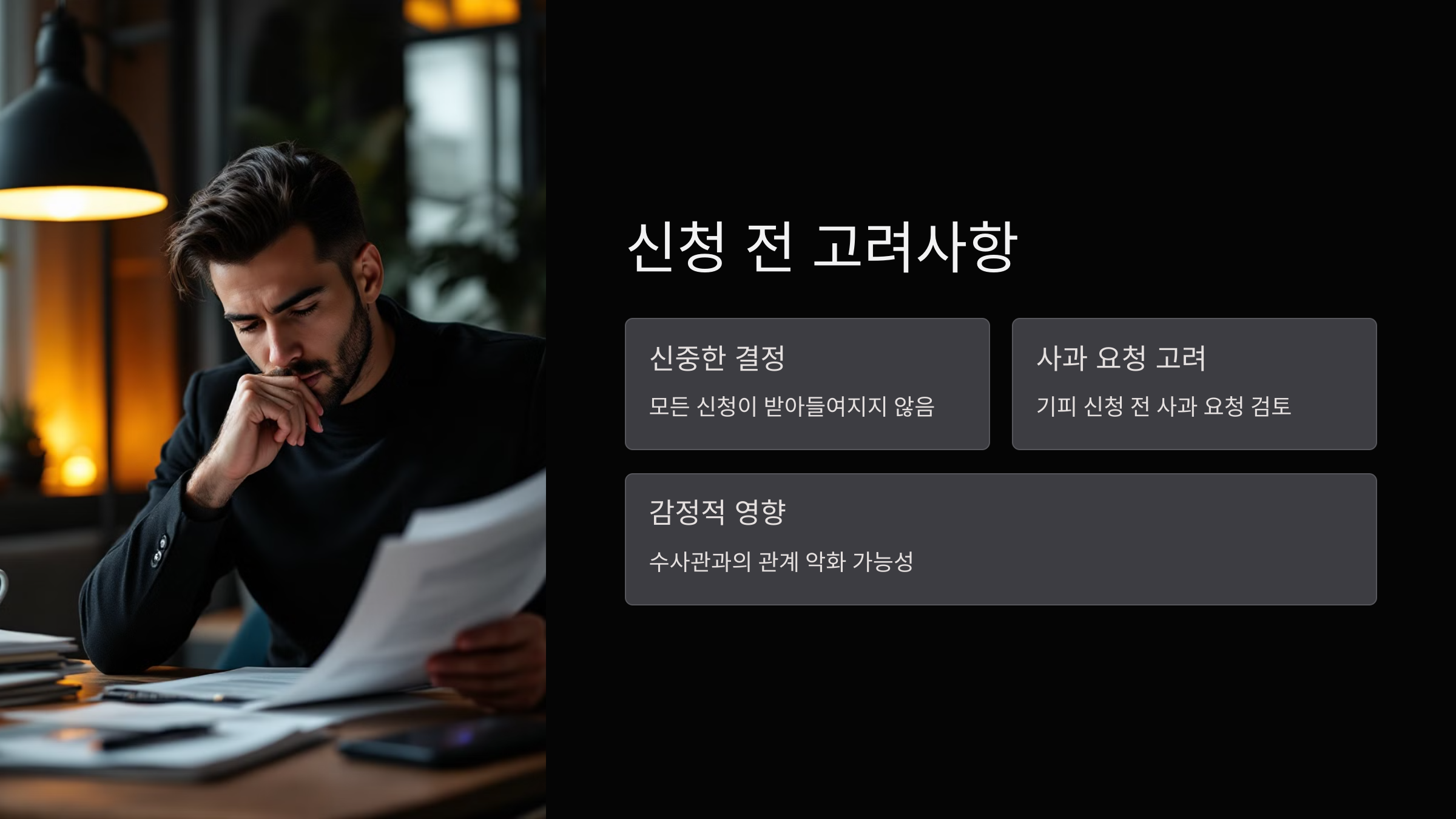 신청전-고려사항