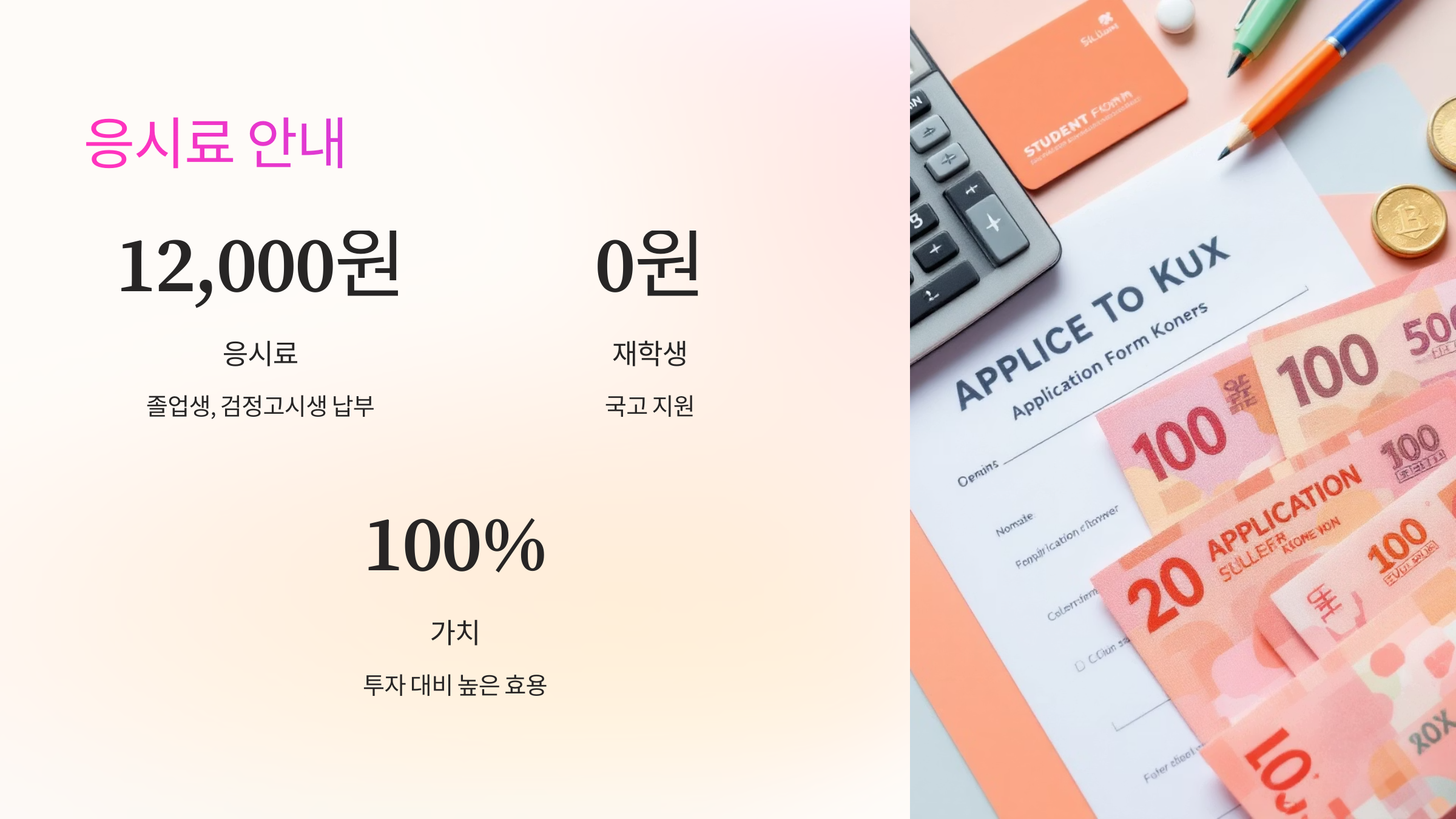 응시료