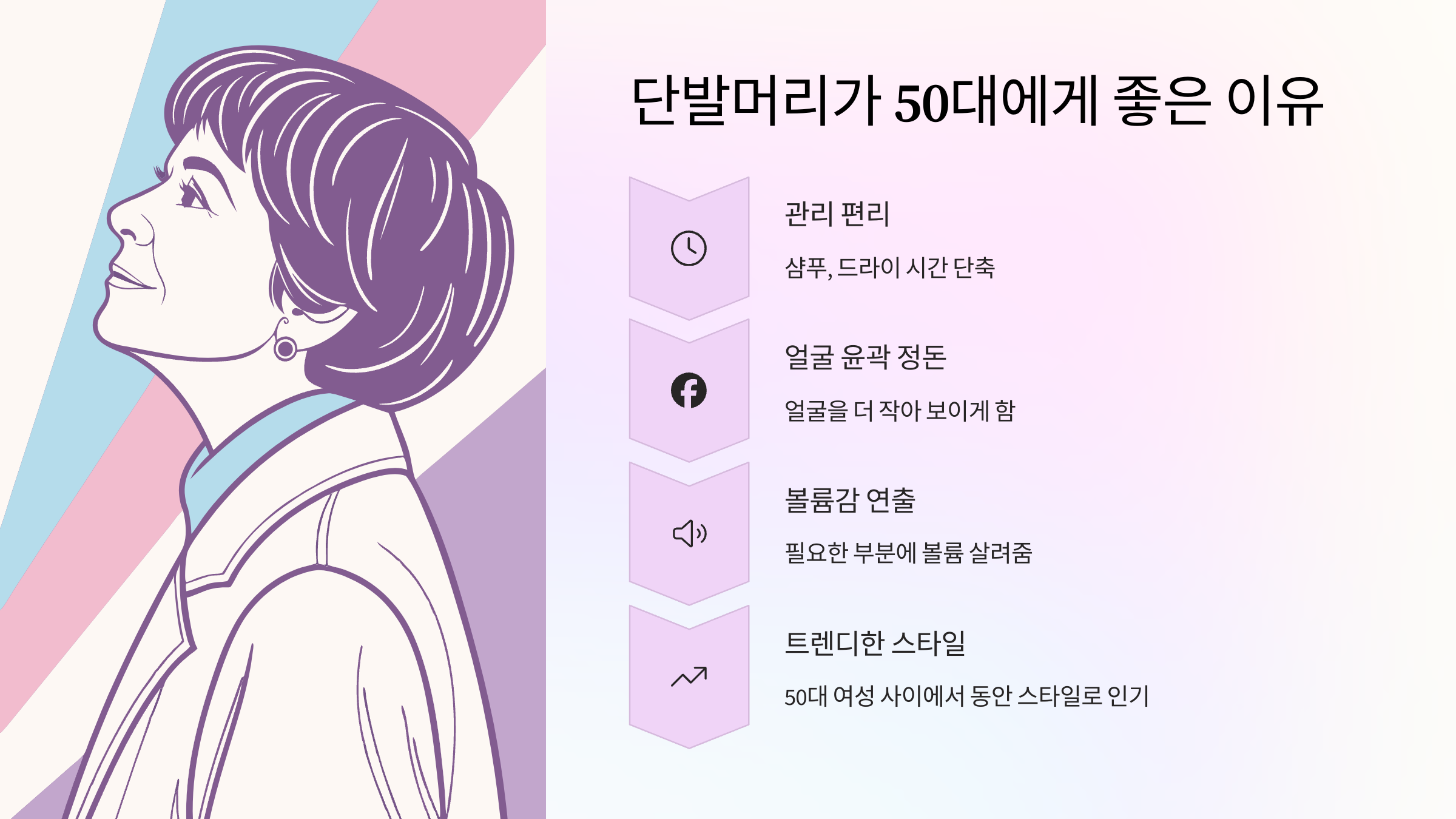 단발머리-50대