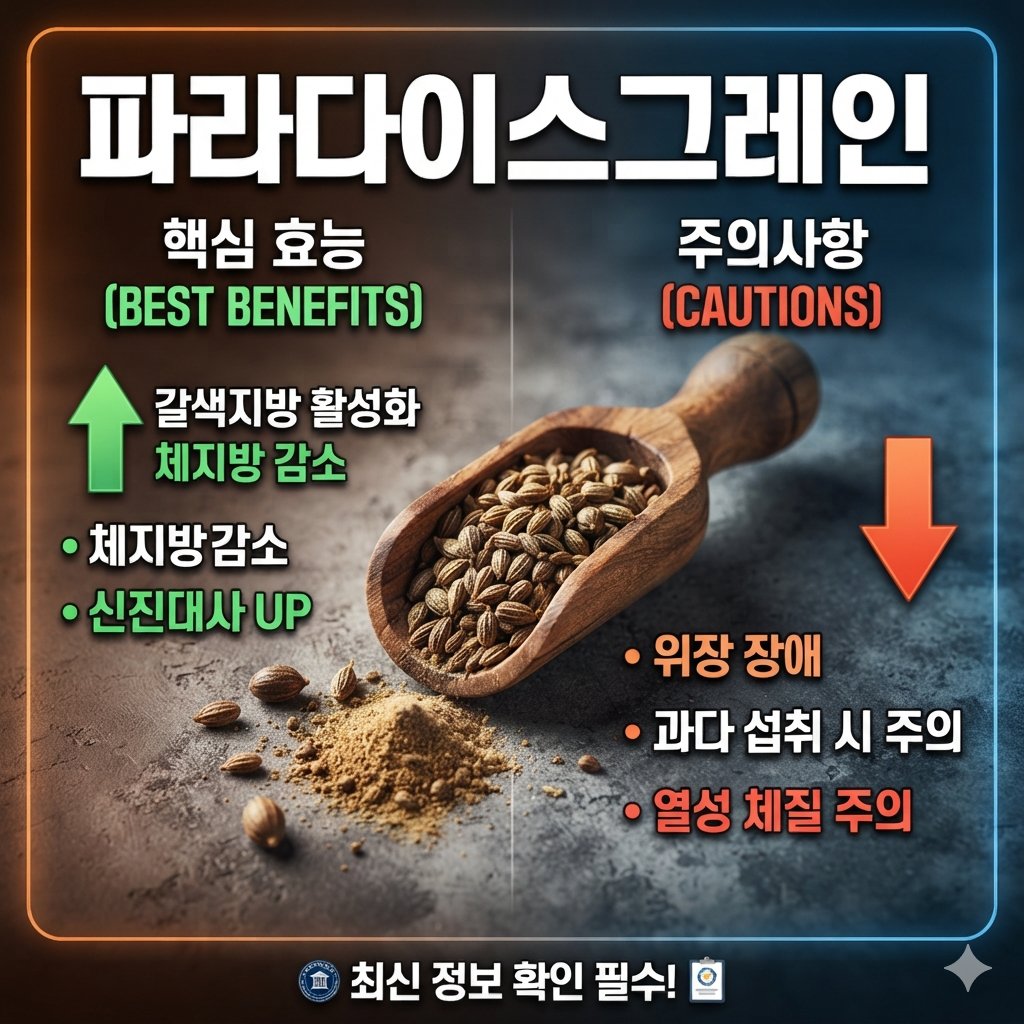파라다이스그레인 효능과 부작용은?